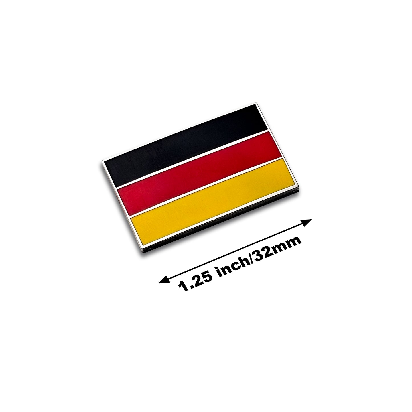 Germany Deutschland Flag Enamel Lapel Pin with Magnetic Backing