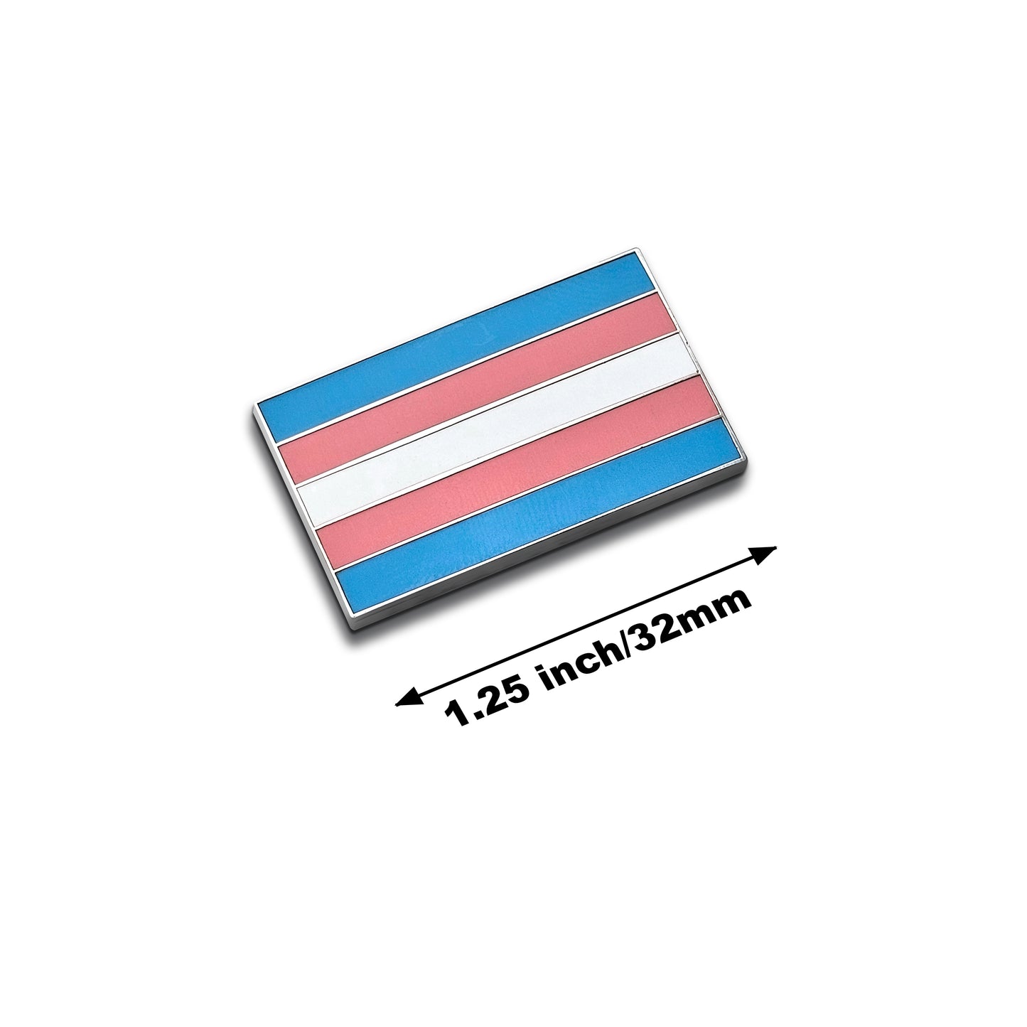 Transgender Pride Flag Pin β Enamel Lapel Pin with Magnetic Backing for LGBTQ+ Support, Ally Gift, Trans Rights Symbol