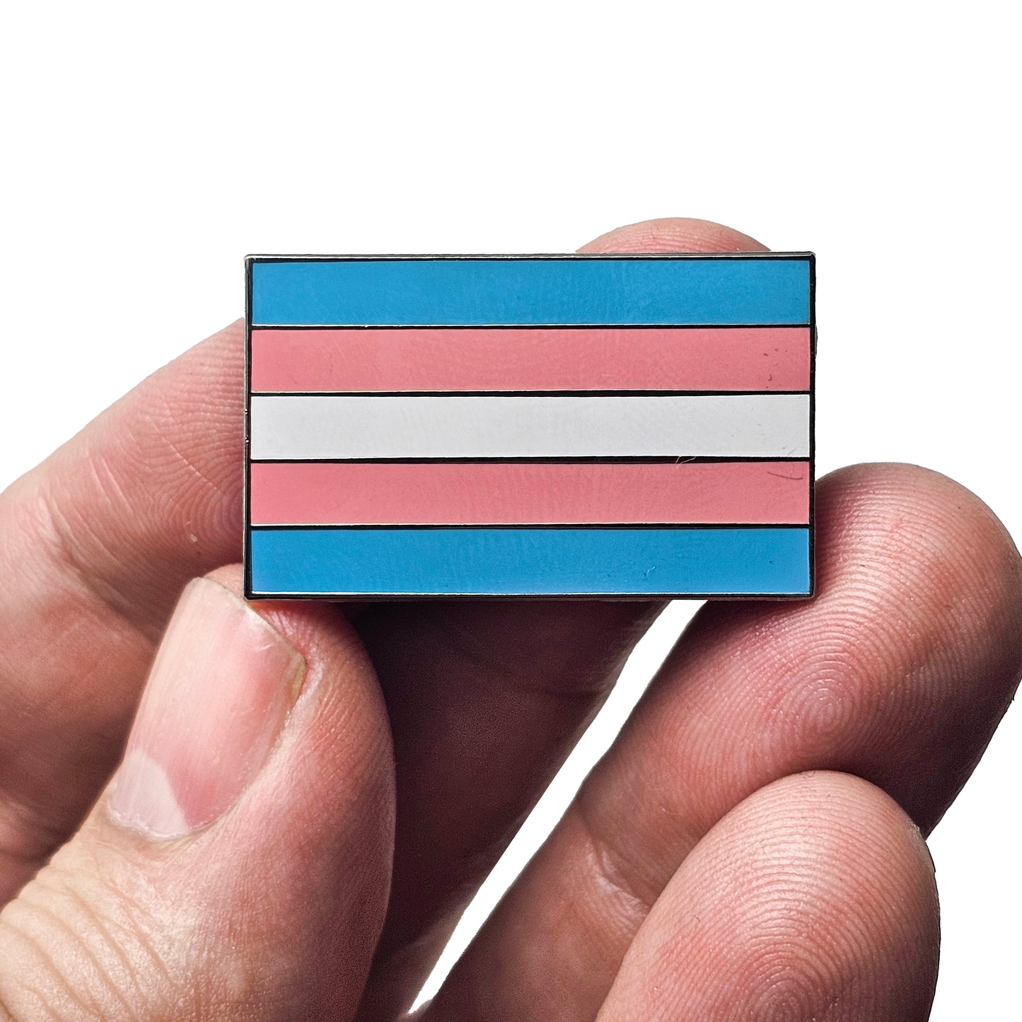 Transgender Pride Flag Pin β Enamel Lapel Pin with Magnetic Backing for LGBTQ+ Support, Ally Gift, Trans Rights Symbol