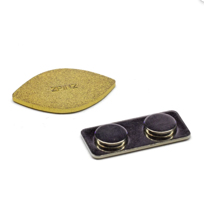 Nazar Evil Eye Cheshm Enamel Lapel Pin with Magnetic Backing