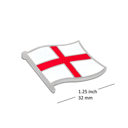 English Red Cross of Saint George of England Flag Enamel Lapel Pin with Magnetic Backing