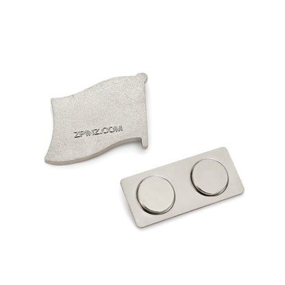 English Red Cross of Saint George of England Flag Enamel Lapel Pin with Magnetic Backing