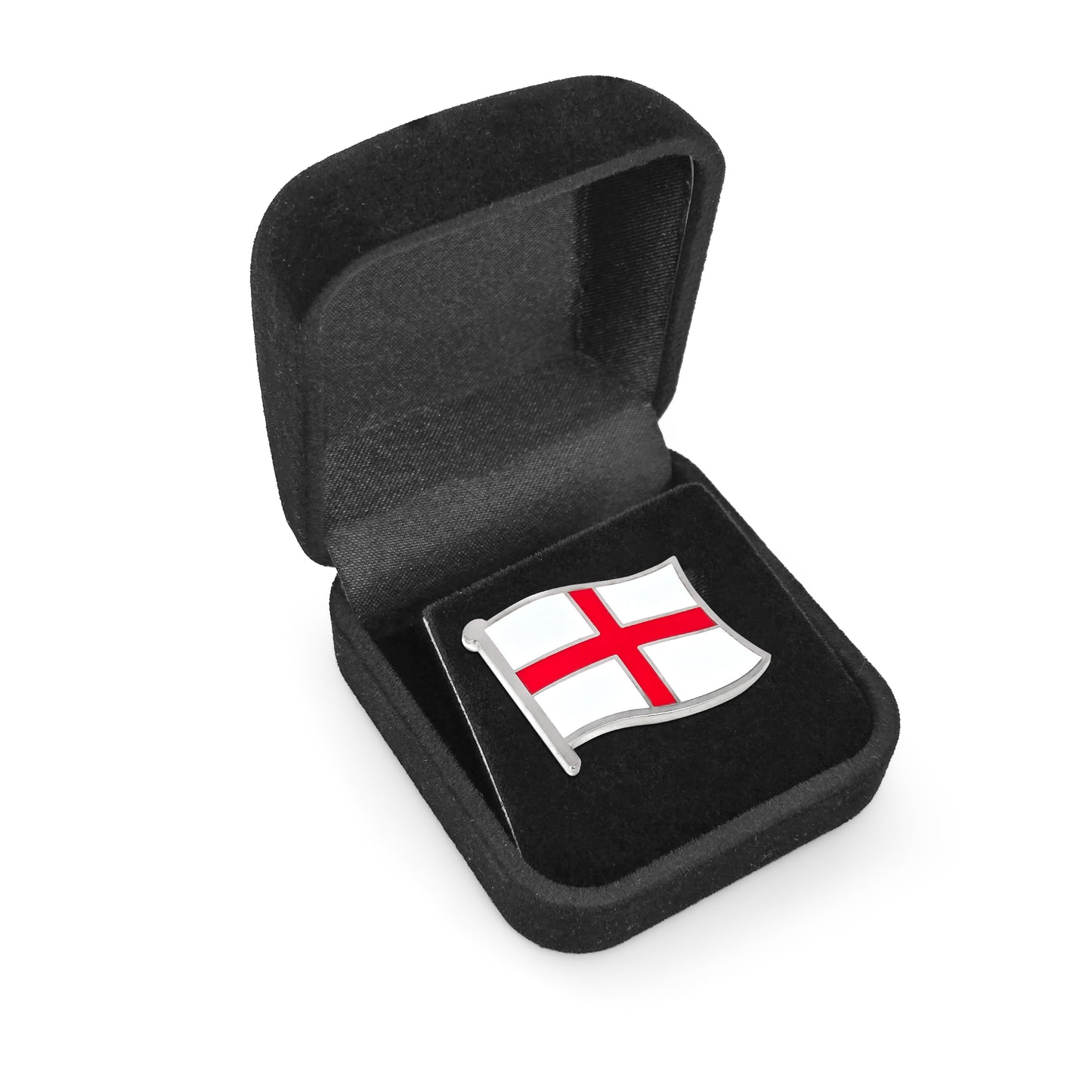 English Red Cross of Saint George of England Flag Enamel Lapel Pin with Magnetic Backing