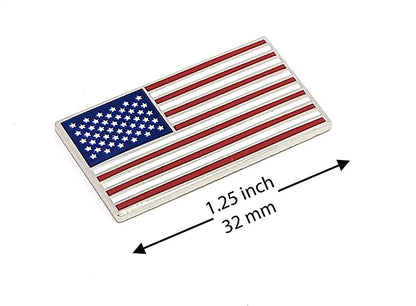 USA American Flag Enamel Lapel Pin with Magnetic Backing
